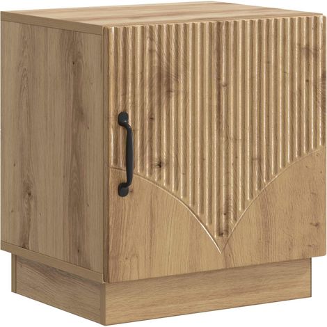 Nachttisch Kunsthandwerk Eiche 43 x 34,5 x 47 cm Holzwerkstoff vidaXL