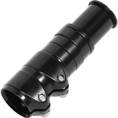 Rehausseur de guidon de vélo, rehausseur de potence de fourche, rallonge de potence, rehausseur de tête (noir)-12.00X3.70X3.70CM-Black (1/4)