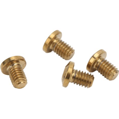 Vis de fixation en titane pour disques de frein vélo route, anticorrosion, filetage précis, couleur or, haute résistance. (1/5)