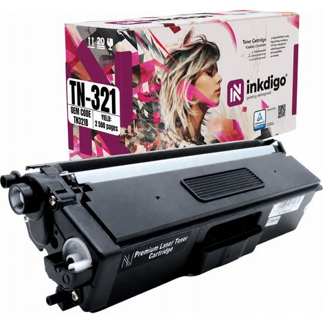 Toner Inkdigo TN321B compatibile con Brother DCP-L8400CDN HL-L8250CDN, certificato TÜV. (1/5)