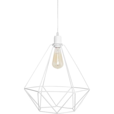 Helam KARO Plafonnier Wire Frame Blanc 35cm