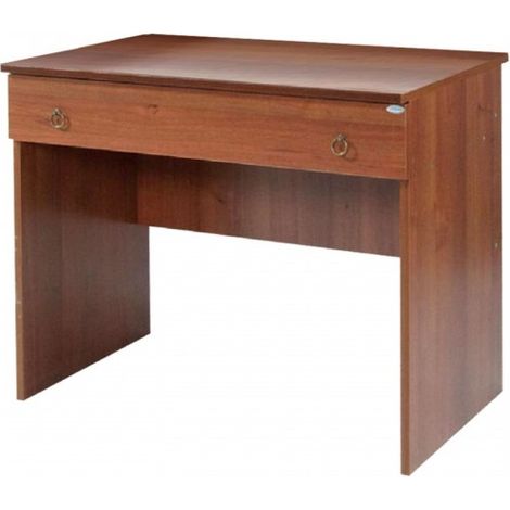 Schlafzimmerschreibtisch aus Melaminholz antik Nussbaum 1 Schublade 90x56xH.75 cm