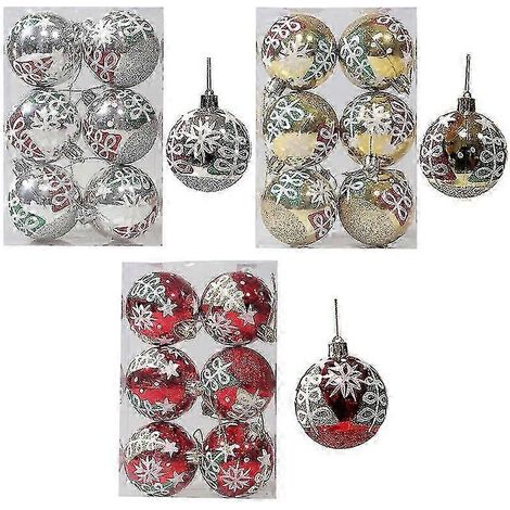 Boules de Noël vertes décoratives pour sapin de Noël, lot de 18 boules à suspendre. (1/4)