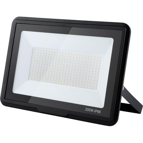 Projecteur LED extérieur 200W 25000lm – 6000K – IP66 étanche – Angle de faisceau 120° – Éclairage sécurité jardin, garage, parking