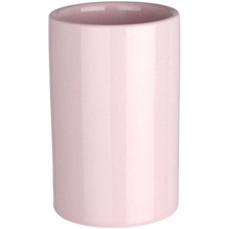Bathroom Tumbler, Polaris Toothbrush Holder, Ceramic, ø7.5 x 11 cm pastel pink (1/4)