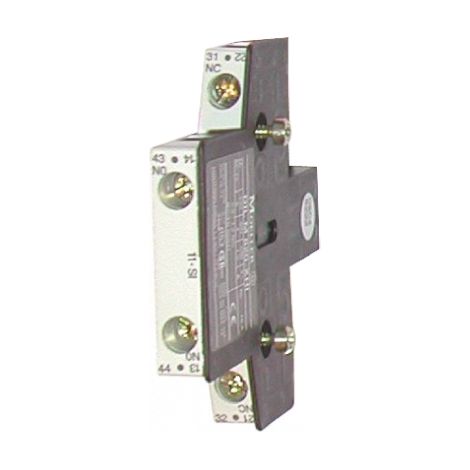 Contact auxiliaire Eaton Eaton Moeller 2 contacts 1 N/F + 1 N/O Side Mount ( Prix pour 1 )