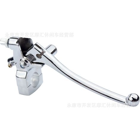 Motorcycle 25mm electroplated left clutch lever and brake lever compatible with Harley CB400 Iron Horse Sandu Big Turtle King mount (1/4)