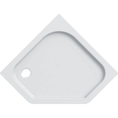 Receveur de douche pentagonal Geberit RENOVA 900x900mm blanc