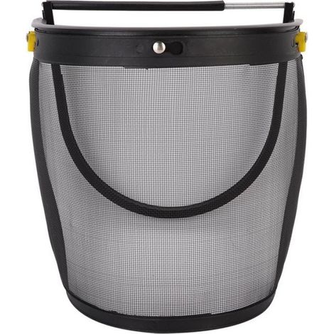 Casque forestier professionnel - - Visière grillage intégrale - PP+Métal - 39x20.5 cm - Bandeau absorbant (1/4)