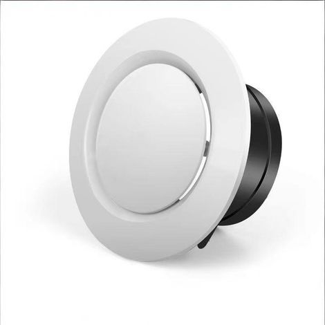 Grille Aeration 125mm Grille Aeration Reglable 125mm Convient pour VMC, Garage, Salle de bain, Cuisine (1/4)