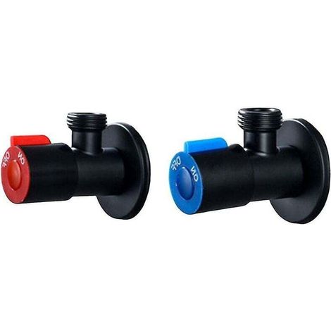 Kitchen toilet toilet corner valve hot and cold water shut-off valve (1/4)