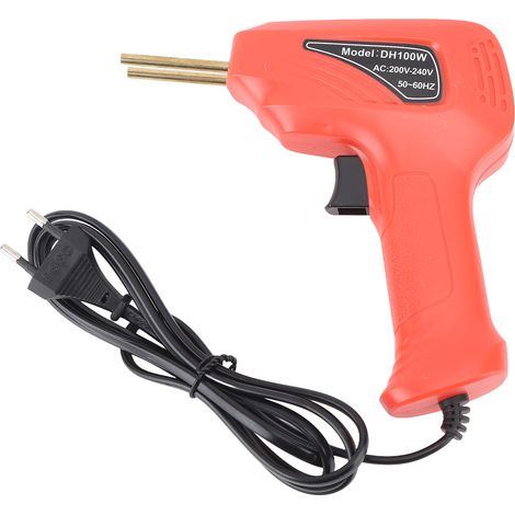 Pistolet à souder avec indicateur de puissance LED, 50 W, prise UE, 200-240 V, poste à souder portatif pour applications plastiques quotidiennes, rouge. (1/5)
