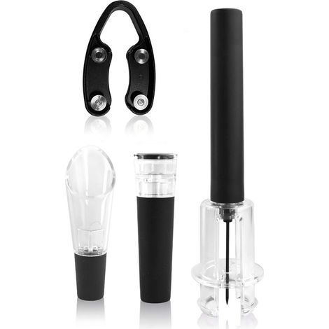 1 Ouvre-bouteille air comprimé, aiguille métal, extraction propre bouchon, pour amateurs vin (1/5)