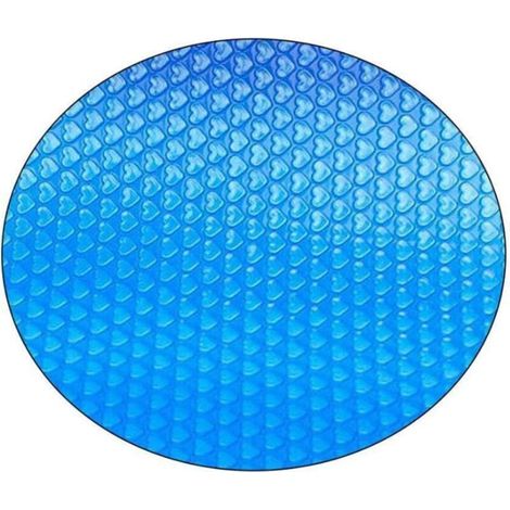 Couverture à bulles - Couverture solaire ronde pour piscine. Protection solaire pour piscine extérieure, chauffage de bassin de jardin. Film d'isolation thermique pour piscine Ø 120 cm.