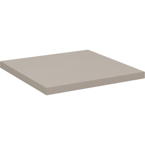 Waschtischplatte 40 cm VANO – Oberfläche Kongo-Braun – L40 × B40 × H2 cm – Zum Aufsetzen