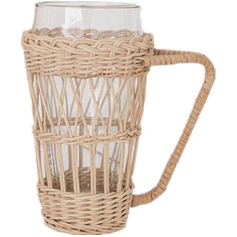 pièce (sans verre) Ensemble de verres, porte-gobelets tissés, housses pour canettes de bière