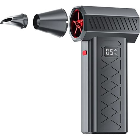 Collecteur de poussière rechargeable - noir, convient aux animaux domestiques, à l'électronique, aux voitures, à l'industrie et aux étiquettes d'affichage LED haute vitesse. (1/5)