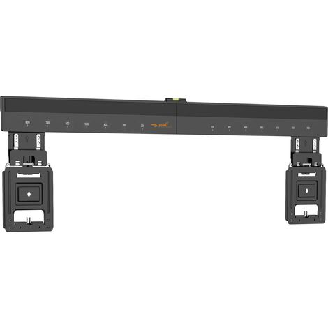 Support Mural Universel Ultra Fin pour écran Plat de 43 à 100 Pouces, Charge jusqu'à 75 kg, Support TV Universel Ultra Fin, Distance au Mur 9,5 mm (1/5)