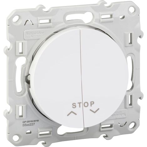 Poussoir Odace Volet Roulant Commande Intuitive Volet Roulant - Schneider Electric