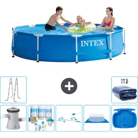 Intex Piscine Tubulaire Ronde - 305x76 cm - 8-pièces S20466 (1/5)