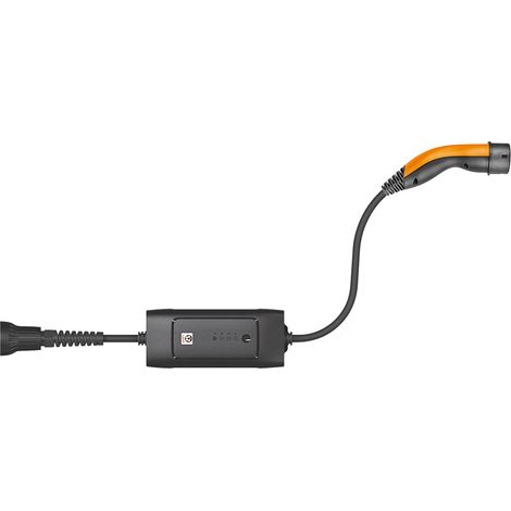 Cargador portátil universal, tipo 2, hasta 22 kw, 6 m, (5555922000) 32 a, trifásico, para cargar coches híbridos y eléctricos con conexión de tipo 2, suministrado sin adaptador.