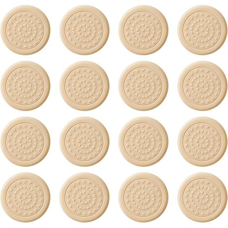 16 pièces Patins Stabilisateurs Antidérapants pour Planches à Découper, Patin Chaise en Caoutchouc Auto-adhésif, Protection Pied de Chaise silencieuse et Durable, Patins pour chaises Meubles (1/5)