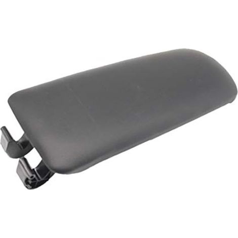 Couvercle de repose-pieds noir, bote de rangement pour accoudoir et console centrale pour Audi A4 B6 B7 2002-2007 (1/4)