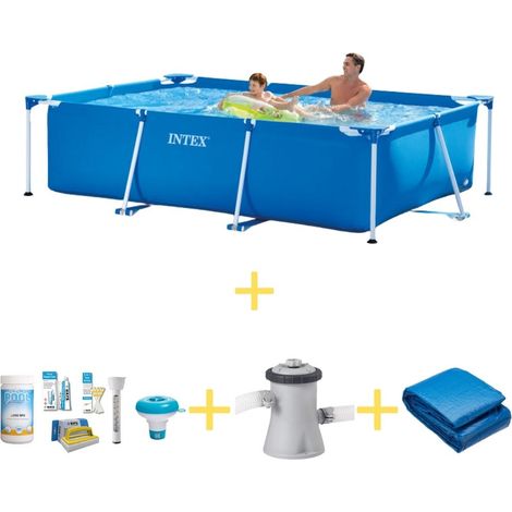 Rechteckiger Frame Pool - 260x160x65 cm - 4-teilig S21252 (1/5)