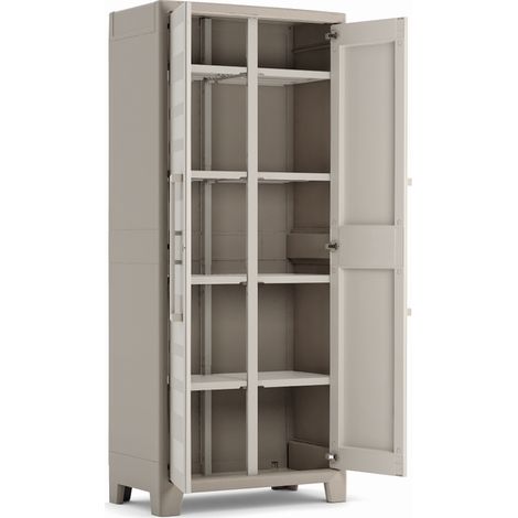 Gulliver Multispace Kleiderschrank mit 2 Türen cm 44 x 80 x 182 Keter (1/5)