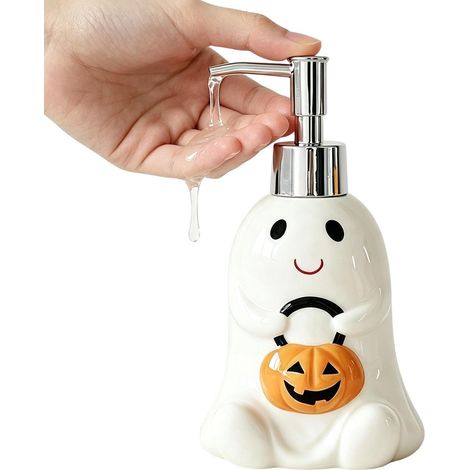 Dispenser di sapone Flacone di shampoo in ceramica ricaricabile (1/5)