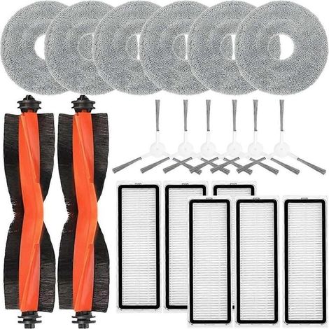 Pièces détachées pour aspirateur robot S20 Plus S20+ B108GL : brosse principale, filtre HEPA, chiffon de nettoyage et accessoires (1/5)