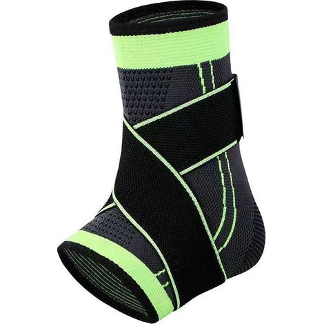 (XL) Attelle de cheville de sport, 2 pièces, attelle pour entorse de cheville, Justerbar (1/5)