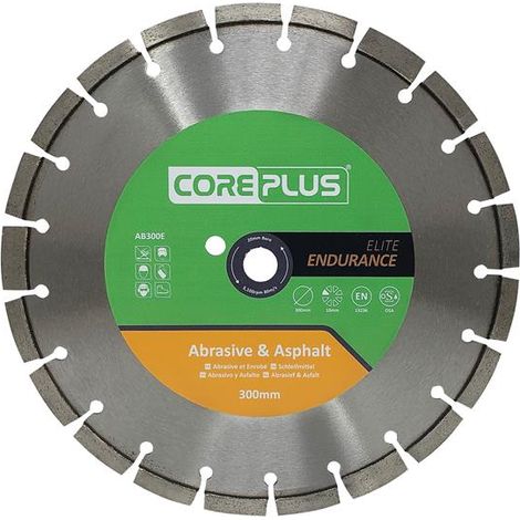 CorePlus AB300E Elite Abrasive & Asphalt Diamond Blade 300mm (1/2)