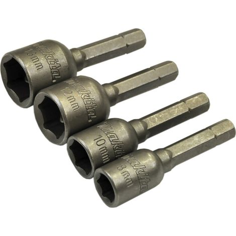 B-57554 Set chiavi a bussola magnetiche 8 / 10 / 12 / 13 x 48 mm