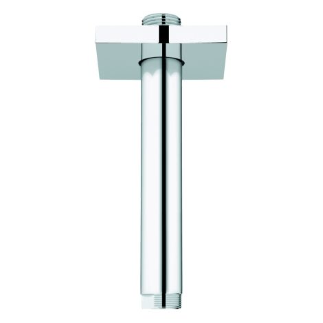 GROHE Deckenauslass Rainshower 27485, Länge 142 mm, mit eckiger Rosette, chrom (1/3)