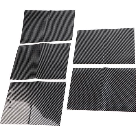 5 PCS Film Protecteur Voiture Télécommandée Style Fibre de Carbone Imperméable pour Carrosserie et Capot Moteur (1/5)