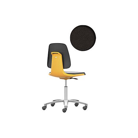 Silla giratoria de trabajo LABSIT  cinco pies con ruedas  (1/5)