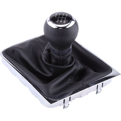 Levier De Vitesse - Kit Complet Poignée Et Cache 6 Vitesses - Pour Volkswagen Passat B6 2005-2012 - 1 Pièce (1/5)