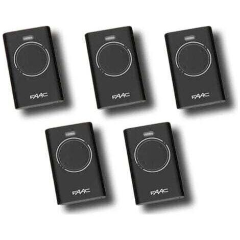 faac 5 x télécommande 2 canaux xt2 868 slh lr 7870091 (1/3)