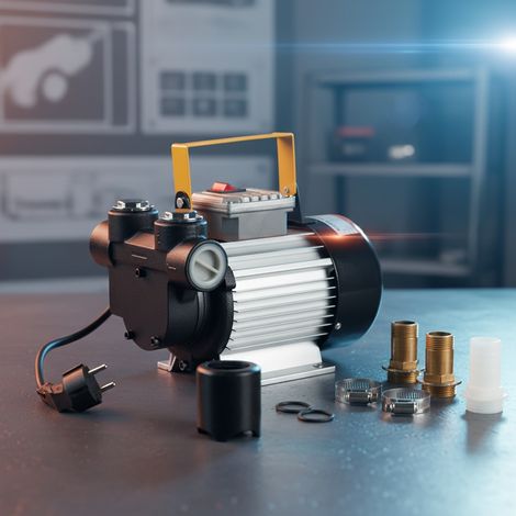 60L/min Pompe à mazout Pompe diesel Auto-amorçante Pompe d'aspiration d'huile 230V