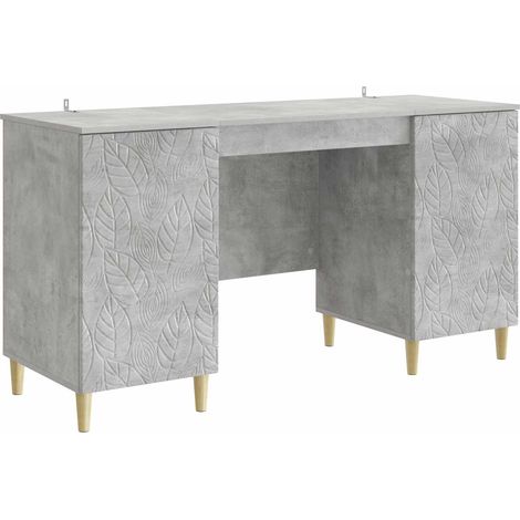 Scrivania Grigio Cemento Legno ingegnerizzato vidaXL