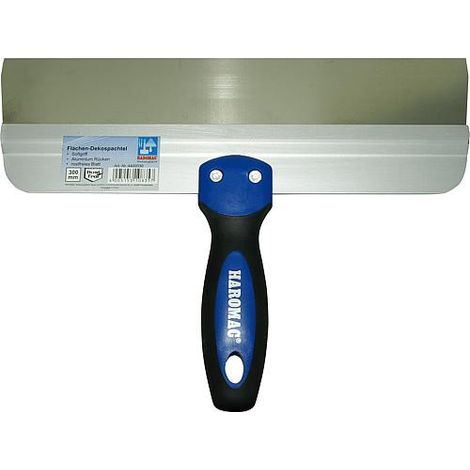Spatuel Deko plate 300 mm Haromac, avec poignée Soft et dos alu