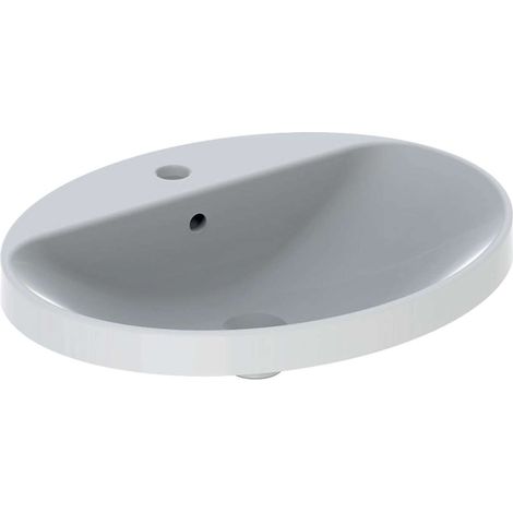 Lavabo a incasso soprapiano cpr ellisse 60x48 cm — Geberit (1/2)