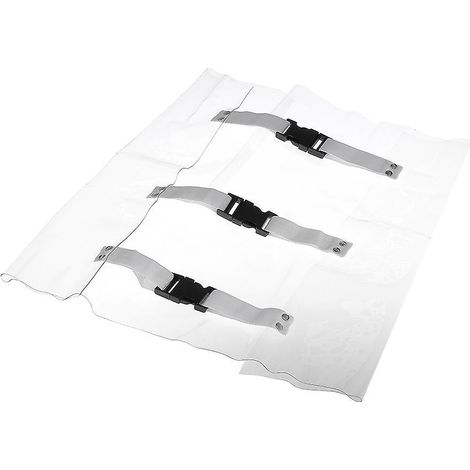 Transparente Bodenmatte für Zahnarztstühle, Fußkissen, Staubschutz aus Kunststoff mit Gummizug, Sitzschutz.