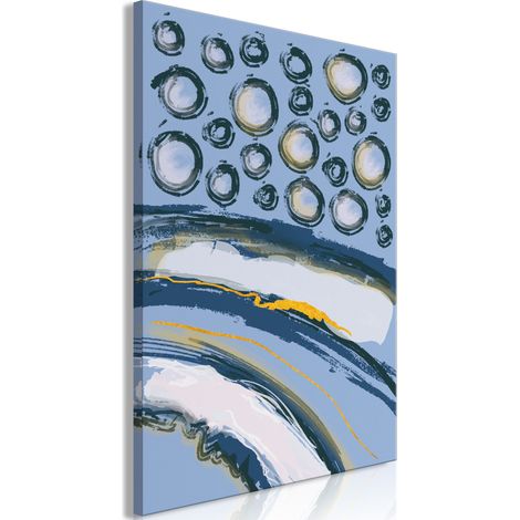 Peinture - Aurores boréales rythmiques (1 partie) verticale (1/3)