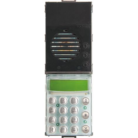 VIMAR - 13F4.B Unita 2F+ audio LEDb.co tastiera acciaio