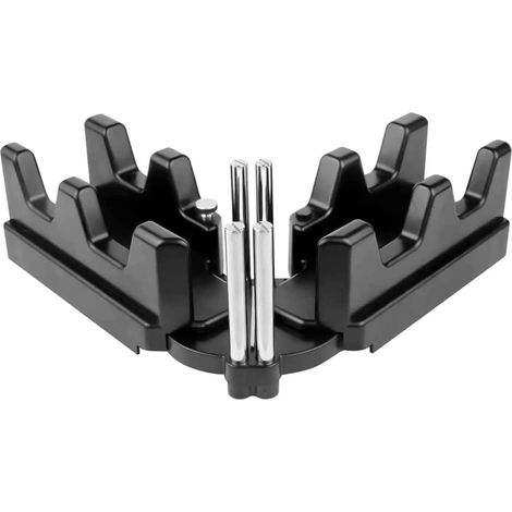 Sega troncatrice e sega da taglio 2 in 1 per la lavorazione del legno, con strumento di misurazione e scatola di guida integrata. (1/5)