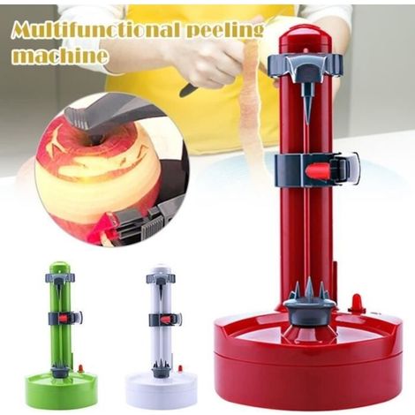 (Green)Electric Peeler with Adapter, Multifunctional Automatic Kitchen Peeler for Potatoes, Fruits, and Vegetables - GREEN (1/4)