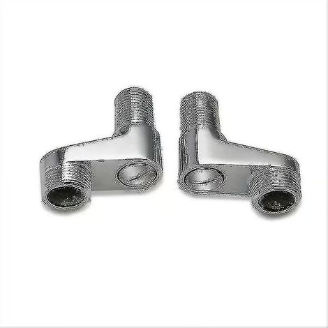 Adaptateur pour mitigeur de baignoire (lot de 2), bras pivotant réglable, 25 mm, 20 mm, mitigeur de douche, robinet de salle de bain, mitigeur en laiton massif, Starlight (HS) (1/4)