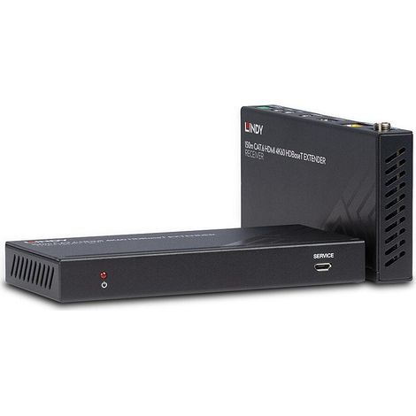 Câbles et adaptateurs audio vidéo LINDY 150m Cat.6 HDMI 4K60 HDBaseT Extender